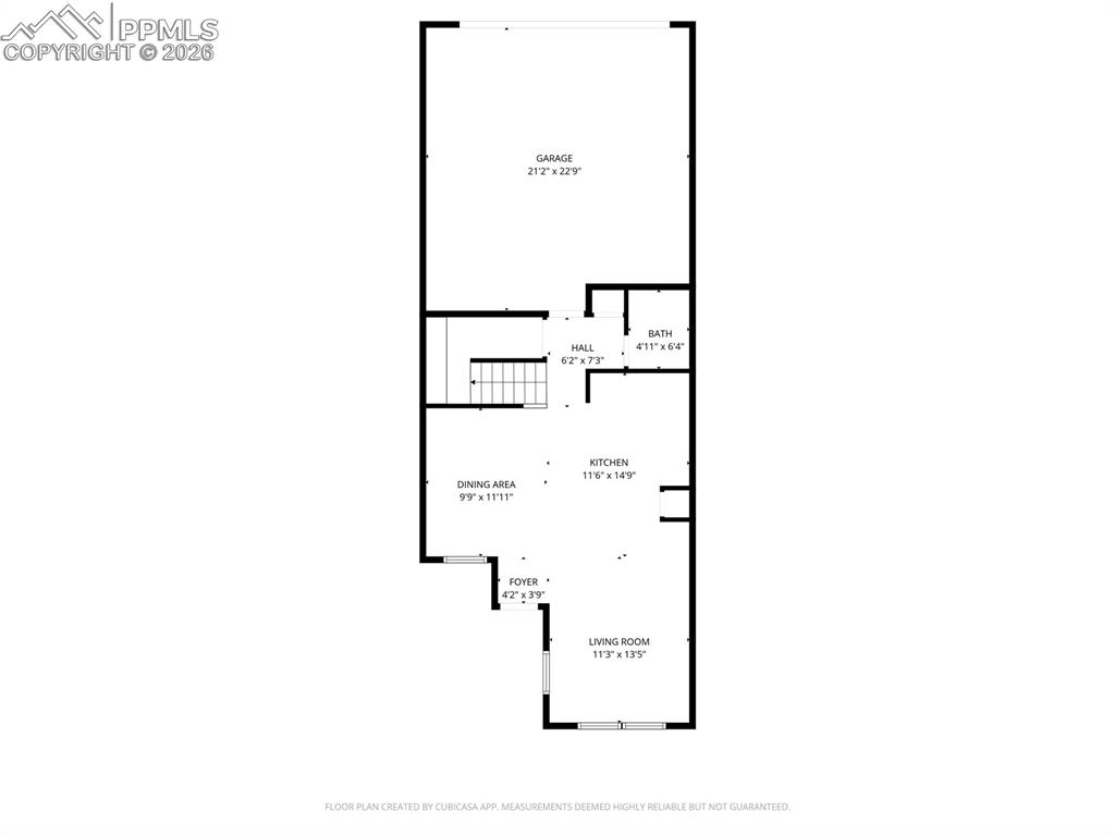 Main level layout designed for comfortable flow and efficient use of space.