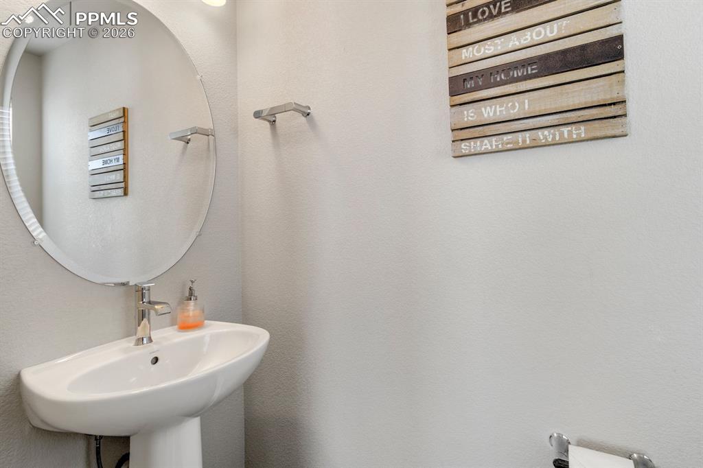 Bathroom featuring a sink