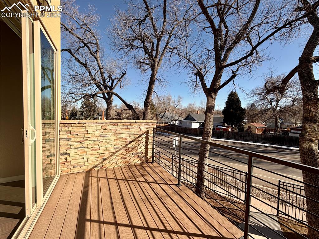 Composite Deck off of Kitchen