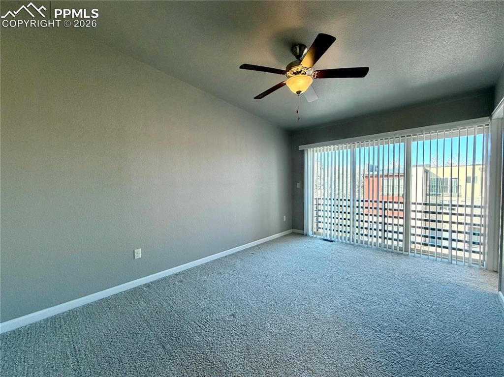 Large Primary Bedroom with Juliet Balcony.