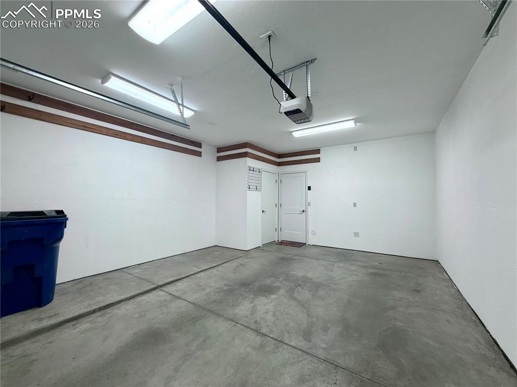 Finished oversized Garage