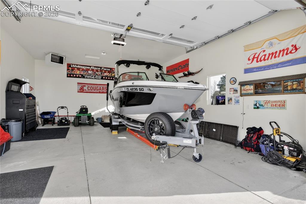 Heated 4-car detached garage / workshop