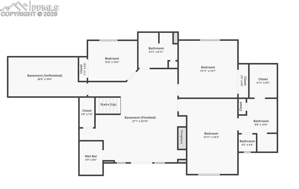 Basement floor plan