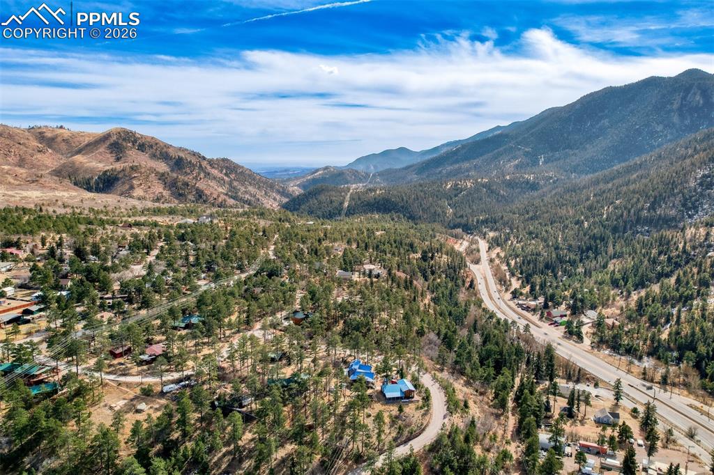 View of mountain backdrop