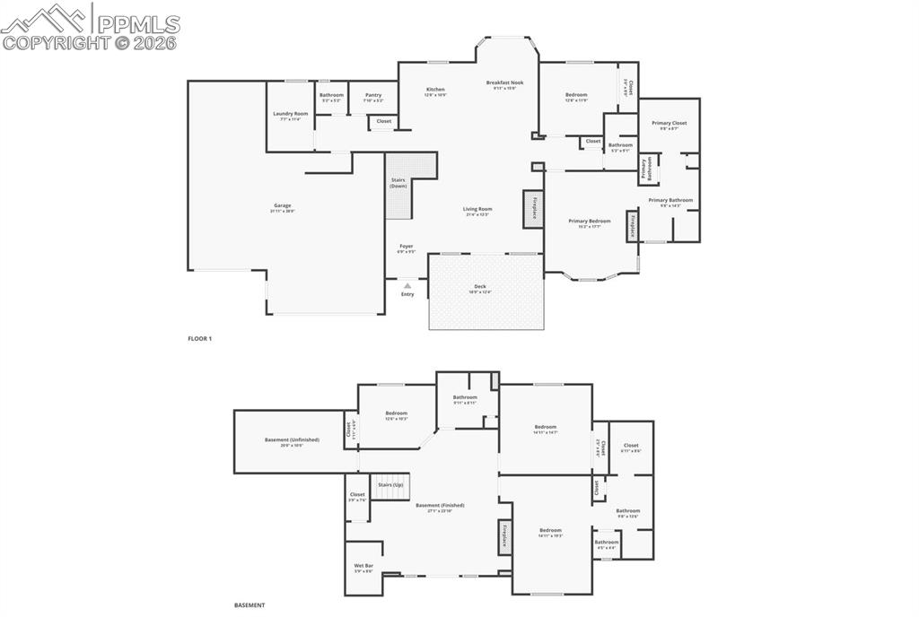 Combined floor plan