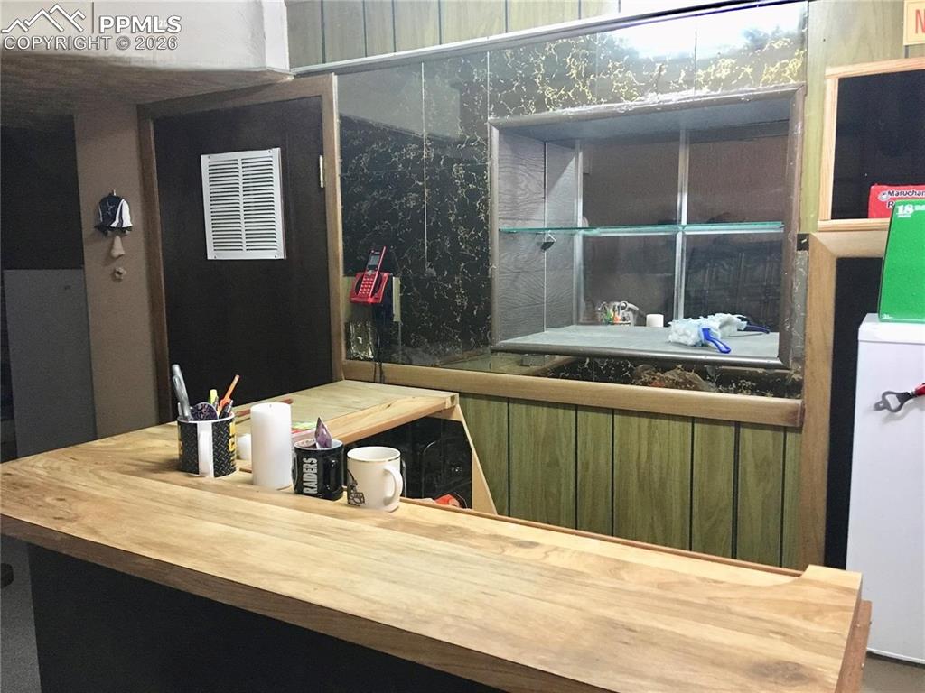 Wet bar in the 4th level basement. 