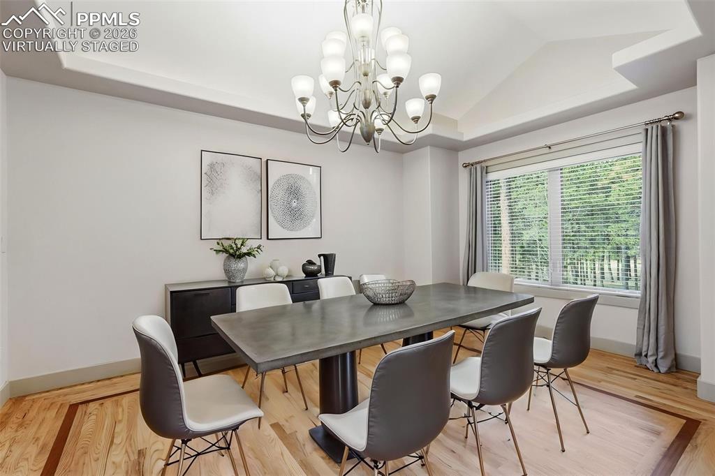Virtually Staged Dining Room