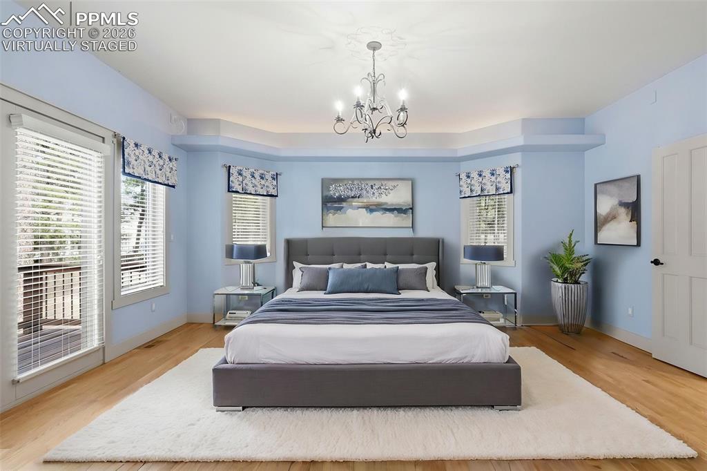 Virtually Staged Bedroom