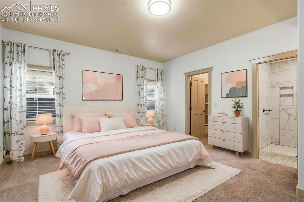 Virtually Staged Bedroom