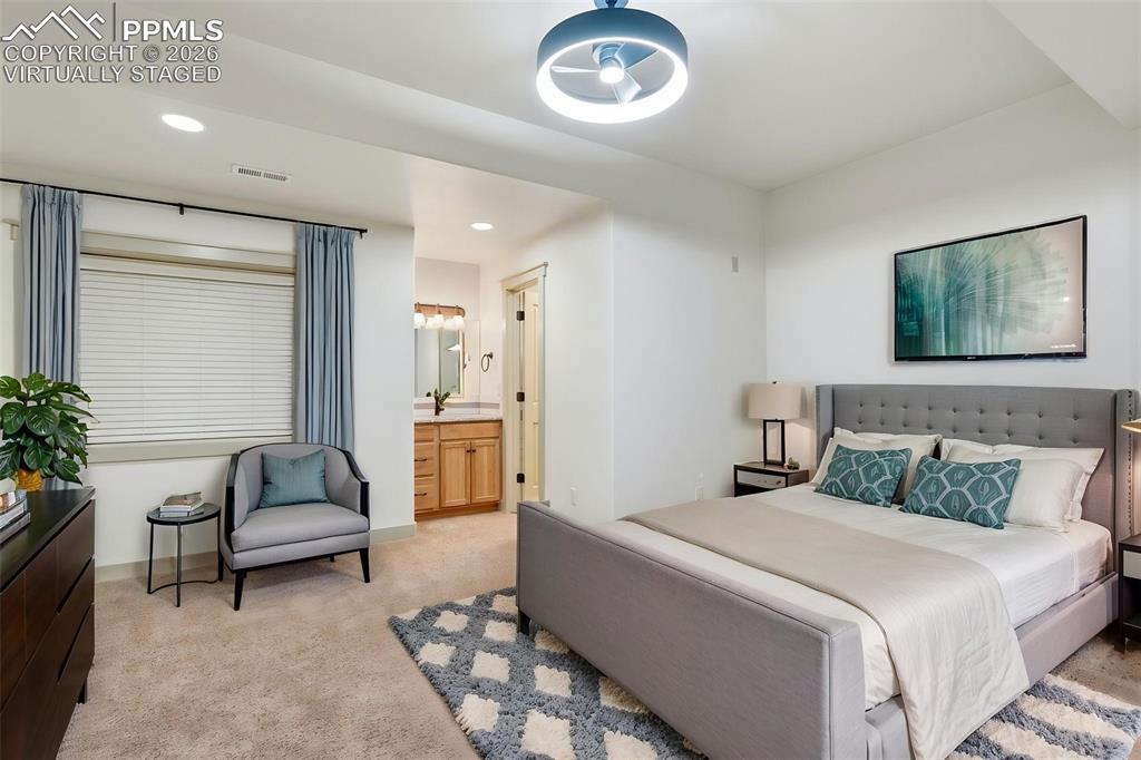 Virtually Staged Bedroom