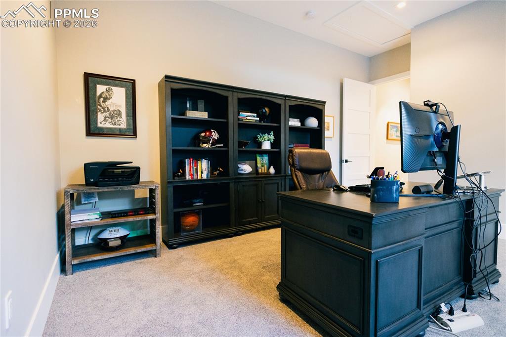Spacious Main level Office with walk-in Closet