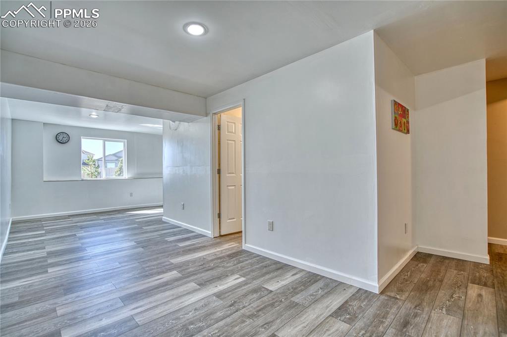 Family Room in basement