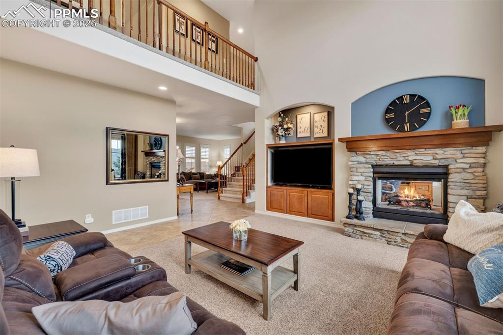 The perfect great room to enjoy time together after a long day