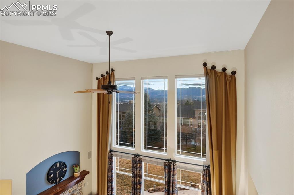 A view from the upper level catwalk