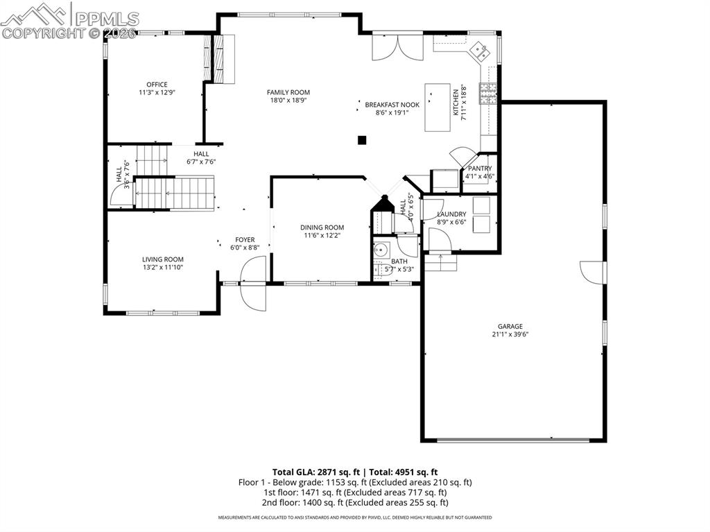 Main Level floorplan 