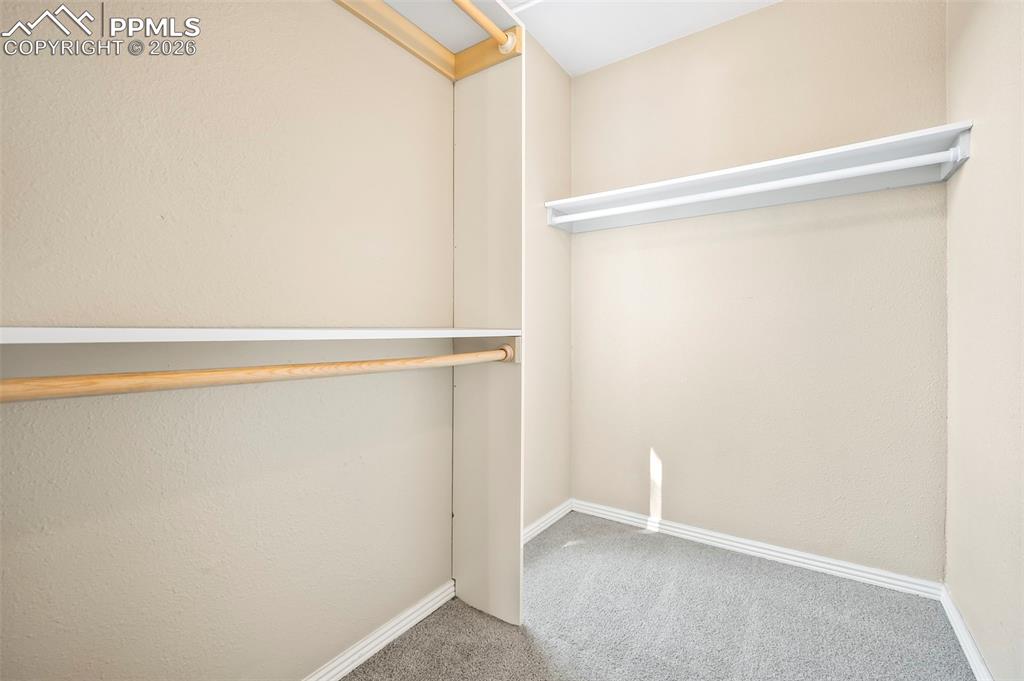 Spacious Primary Walk-in Closet