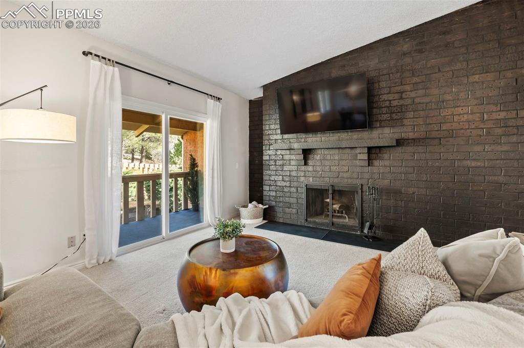 Seamless access to one of the two private balconies, extending living space into the surrounding landscape