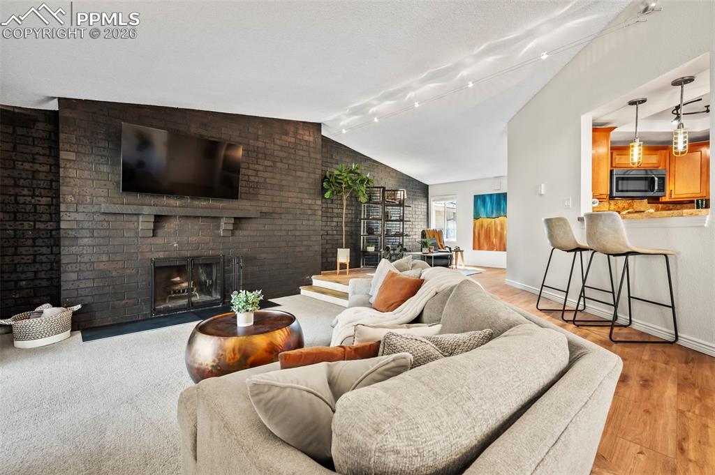 Open sightlines maintain a sense of flow and connection throughout the living spaces