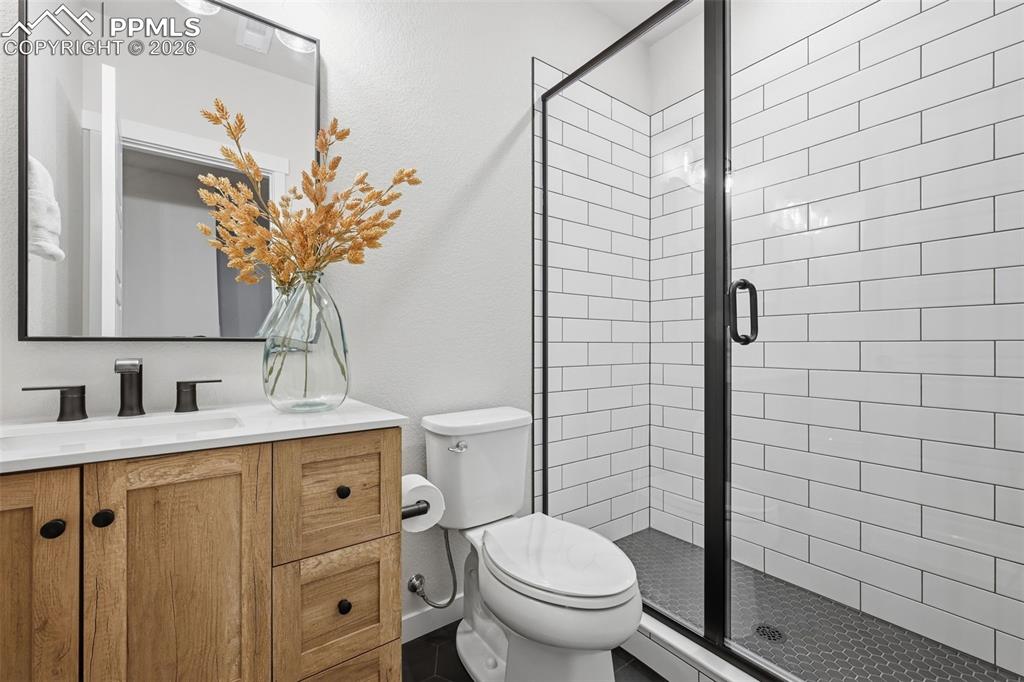 Junior Master Bathroom with walk-in shower