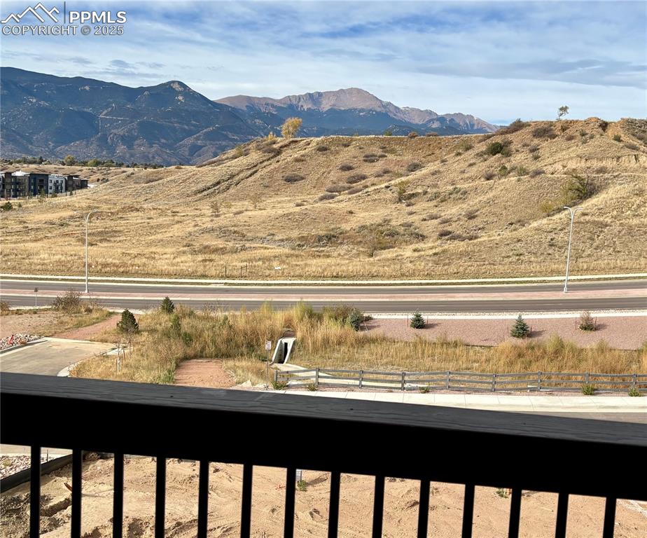 View of mountain backdrop