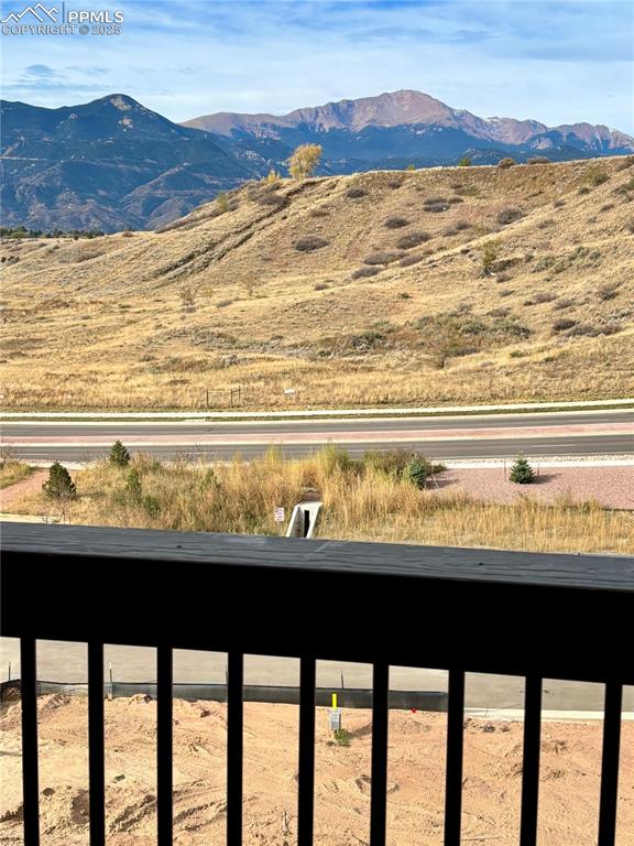 View of mountain backdrop