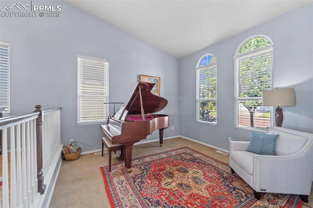 Cozy sitting space with natural light

