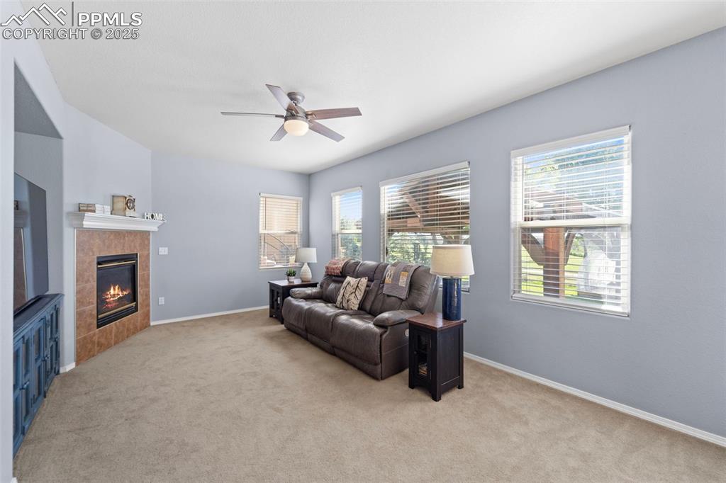 Living room with neutral palette

