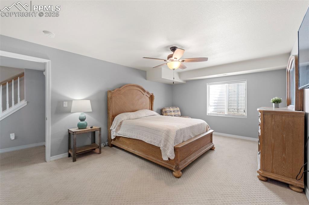 bedroom with large closet

