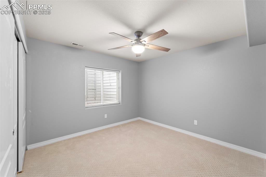 Overhead view of peaceful neighborhood