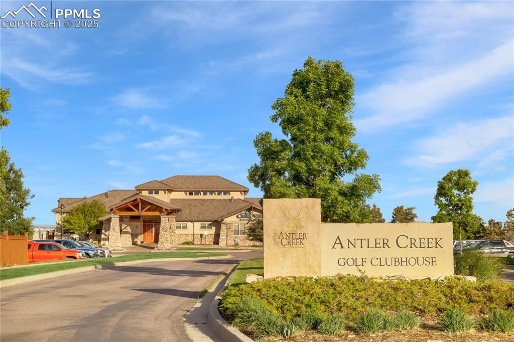 Community indoor pool with seating