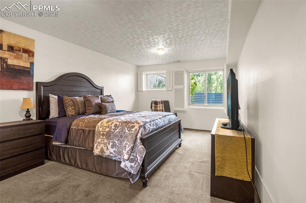 Large basement bedroom.