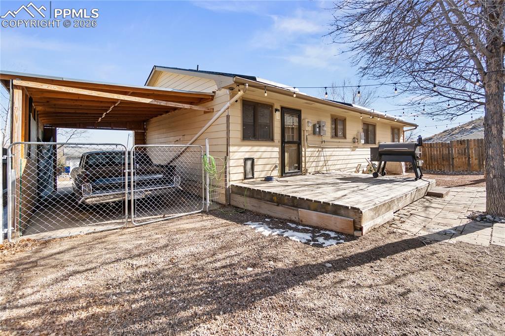 Carport for additional Storage of Toys