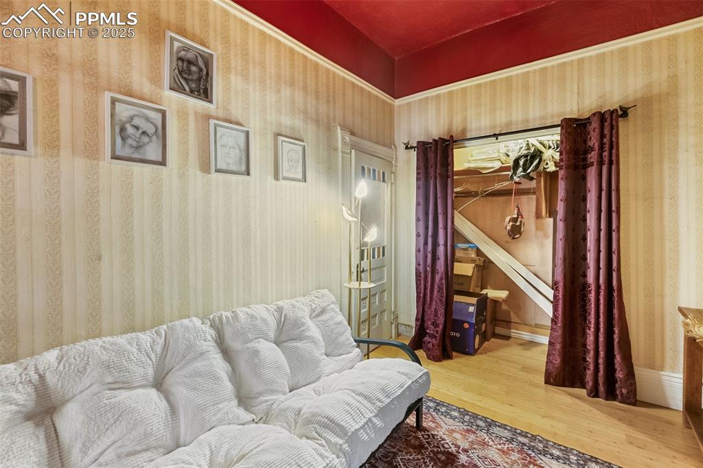 closet in second bedroom downstairs