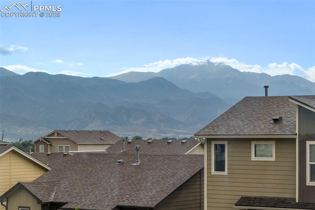 View of mountain background