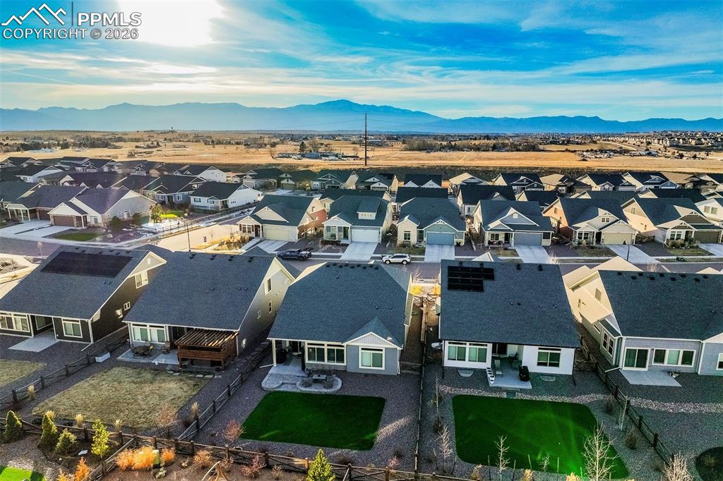 Back exterior aerial view