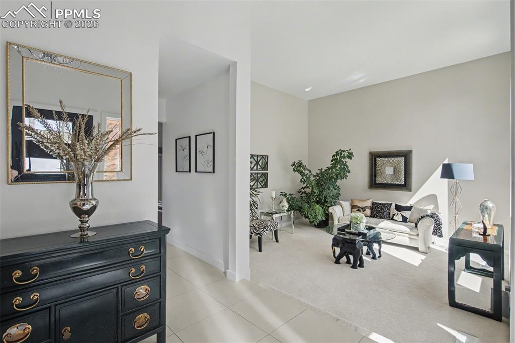 entry looking into formal living room