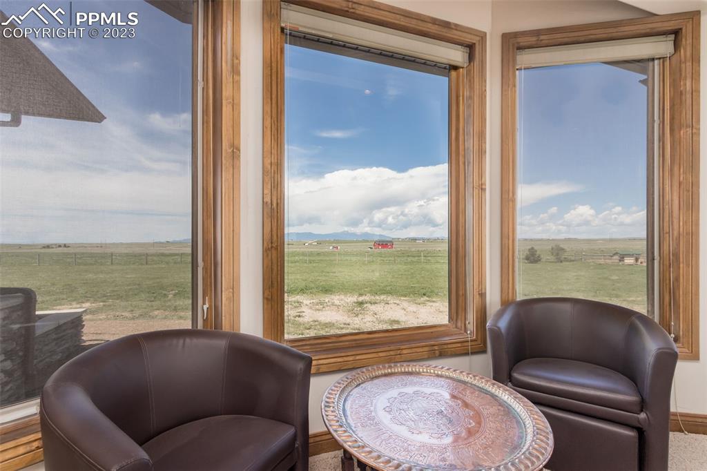 The primary suite was designed to take advantage of those amazing views. 