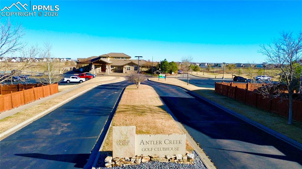 Nearby gold course located less than one mile from the property