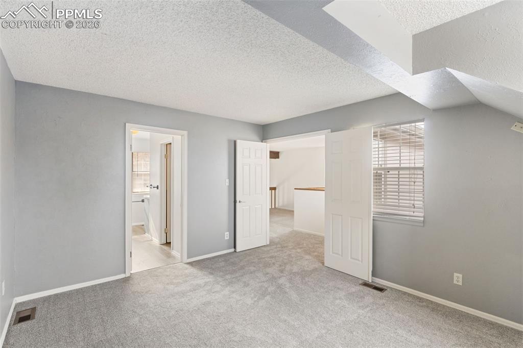 Primary Bedroom with adjoining bathroom and walk-in closet