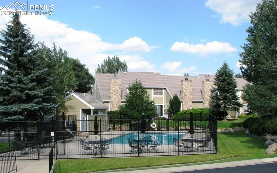 Community pool in the summertime!