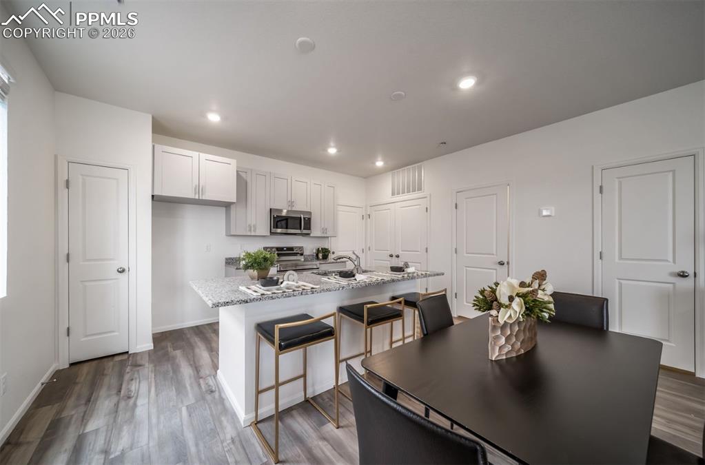 Photos of a model home