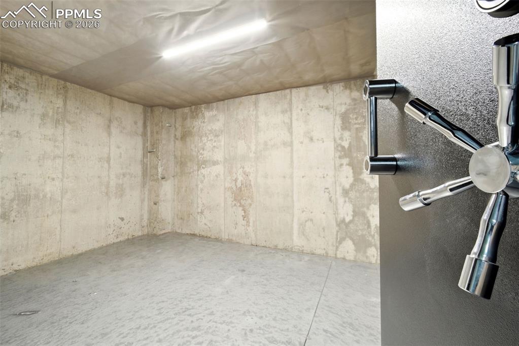 View of unfinished below grade area