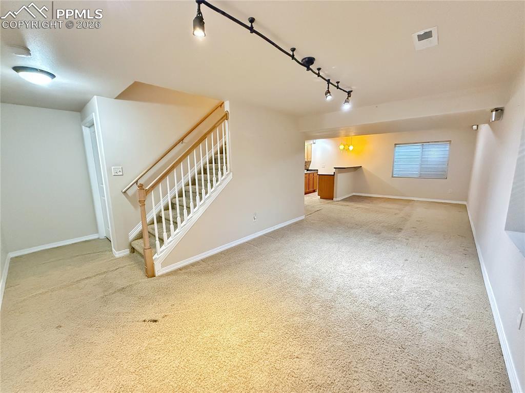 Basement living area