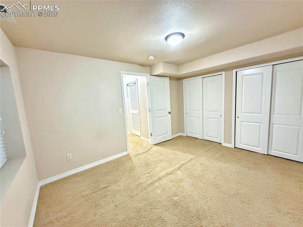 Bedroom #5 located in basement