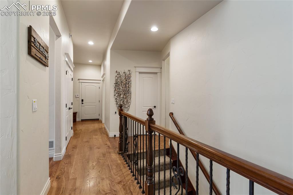 The laundry room and mud room area are just off the garage.