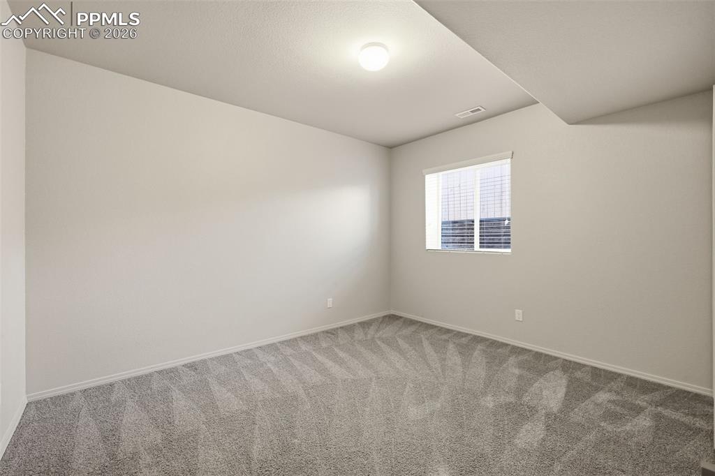 Basement in bedroom