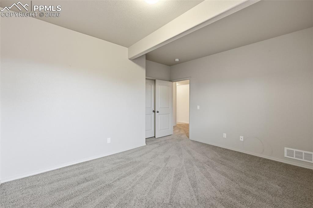 Basement in bedroom