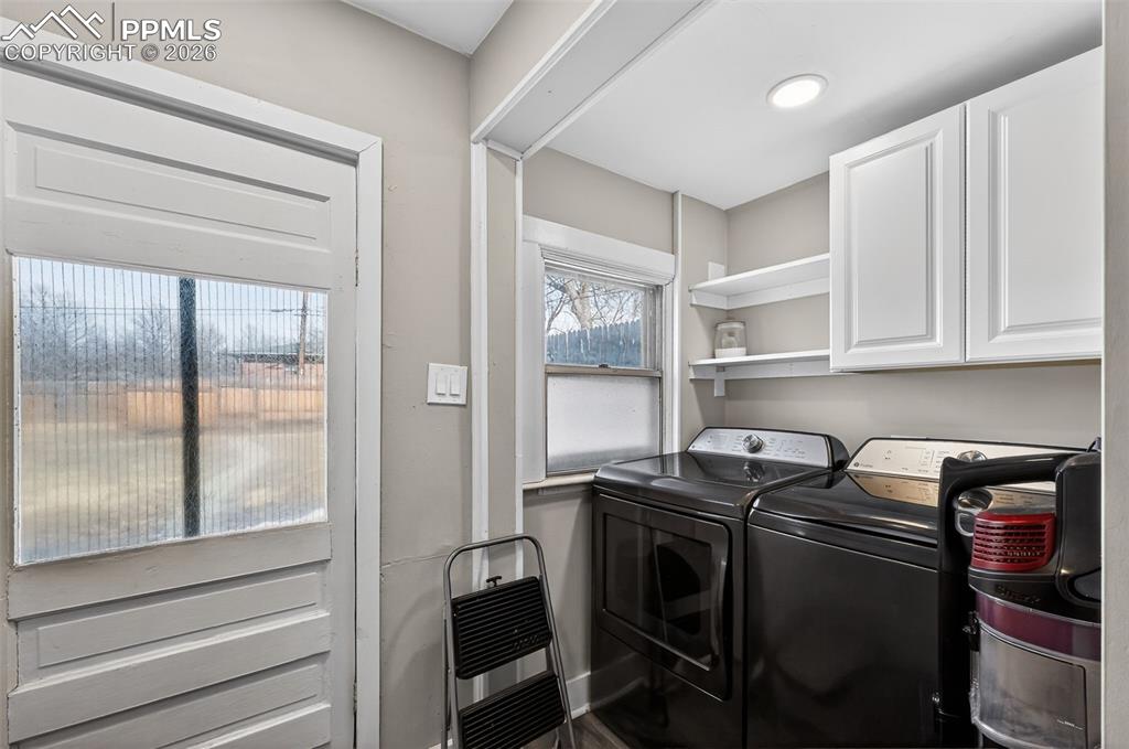 Laundry area off Kitchen  