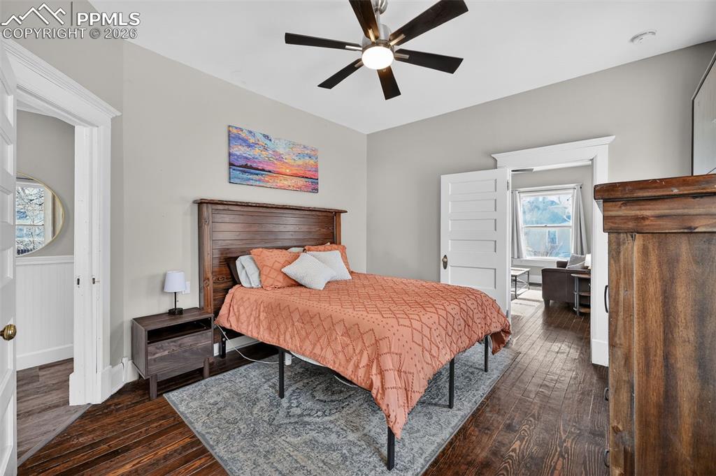 Primary bedroom located off Living Room 