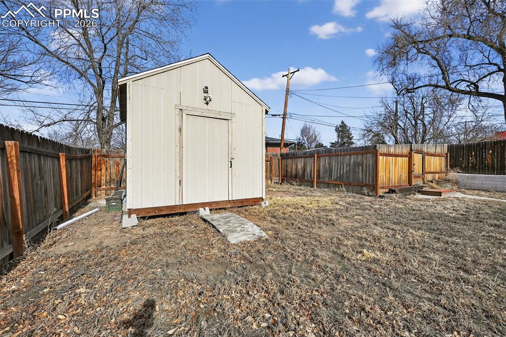 Large storage shed